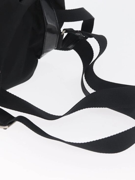 PRADA Backpack Nylon Black Silver Auth 178309 main image 13